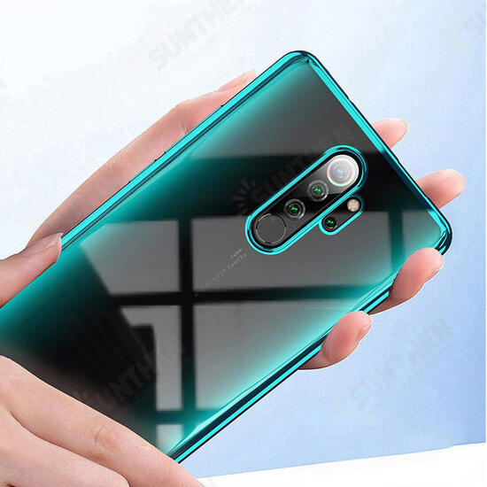 Ultra-thin Shockproof Elac-plating Soft TPU Protective Case Non-original for Xiaomi Redmi Note 8 PRO