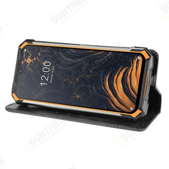 For S88 Pro Case Magnetic Flip with Multiple Card Slot Wallet Folding Stand PU Leather Shockproof Full Cover Protective Case