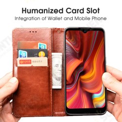 For S96 Pro Case Magnetic Flip with Multiple Card Slot Foldable Stand PU Leather Shockproof Full Cover Protective Case