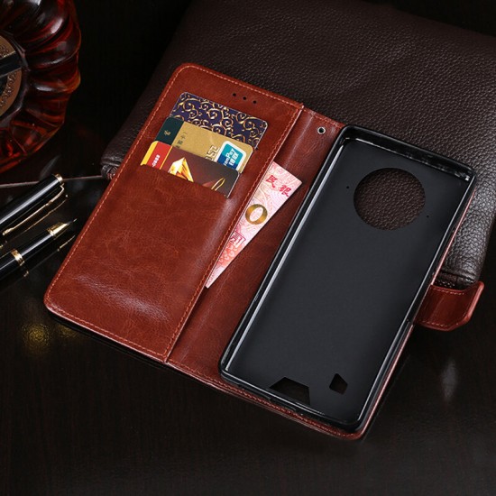 For S96 Pro Case Magnetic Flip with Multiple Card Slot Foldable Stand PU Leather Shockproof Full Cover Protective Case