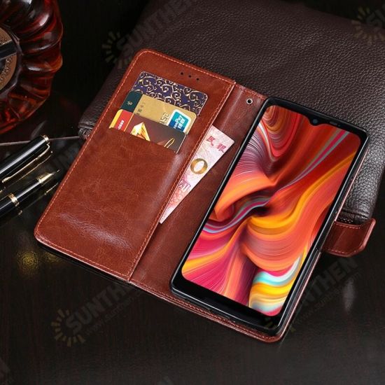 For S96 Pro Case Magnetic Flip with Multiple Card Slot Foldable Stand PU Leather Shockproof Full Cover Protective Case