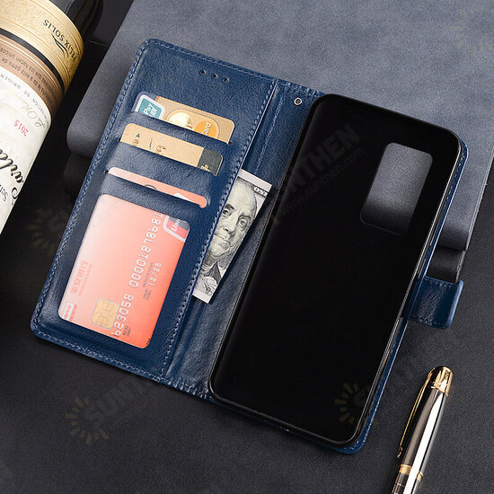 For S97 Pro Case Magnetic Flip with Multiple Card Slot Folding Stand PU Leather Shockproof Full Cover Protective Case