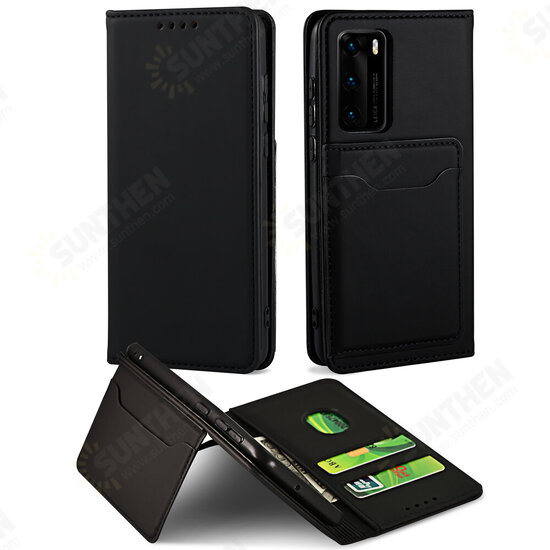 For Huawei P40 Case Business Flip Magnetic with Multi-Card Slots Wallet Shockproof PU Leather Protective Case Non-Original For Huawei P40 Case Business Flip Magnetic with Multi-Card Slots Wallet Shockproof PU Leather Protective Case Non-Original
