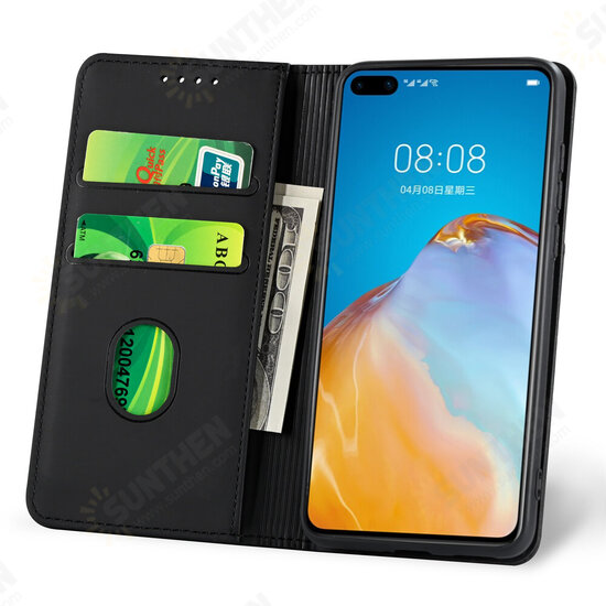 For Huawei P40 Case Business Flip Magnetic with Multi-Card Slots Wallet Shockproof PU Leather Protective Case Non-Original For Huawei P40 Case Business Flip Magnetic with Multi-Card Slots Wallet Shockproof PU Leather Protective Case Non-Original