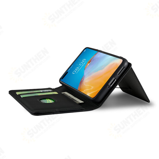 For Huawei P40 Case Business Flip Magnetic with Multi-Card Slots Wallet Shockproof PU Leather Protective Case Non-Original For Huawei P40 Case Business Flip Magnetic with Multi-Card Slots Wallet Shockproof PU Leather Protective Case Non-Original