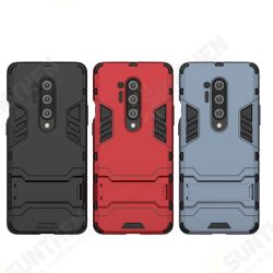 For OnePlus 8 Pro Shockproof with Stand Holder PC Protective Case Back Cover
