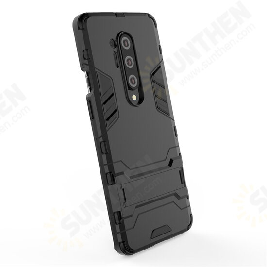 For OnePlus 8 Pro Shockproof with Stand Holder PC Protective Case Back Cover