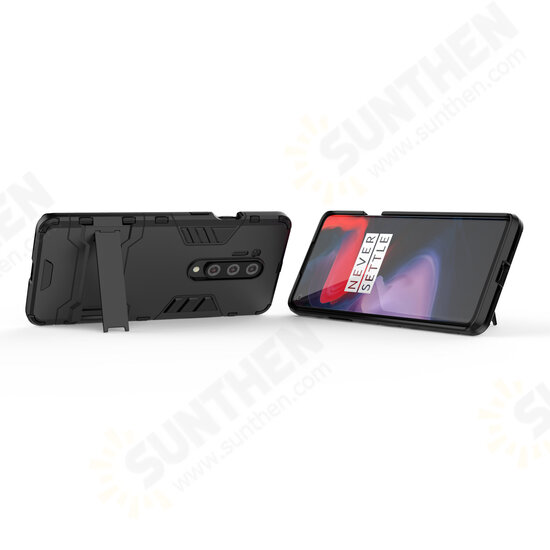 For OnePlus 8 Pro Shockproof with Stand Holder PC Protective Case Back Cover