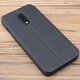 For OnePlus 8 Pro Case Brushed Pattern Flip with Stand Card Slot Shockproof PU Leather Full Body Protective Case