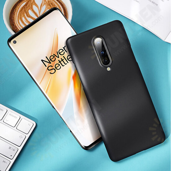 For OnePlus 8 Pro Case Silky Smooth Anti-fingerprint Shockproof Hard PC Protective Case Back Cover