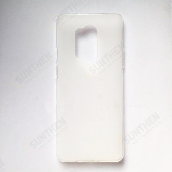 For OnePlus 8 Pro Pudding Series Shockproof Ultra-Thin Non-Yellow Anti-Fingerprint Soft TPU Protective Case