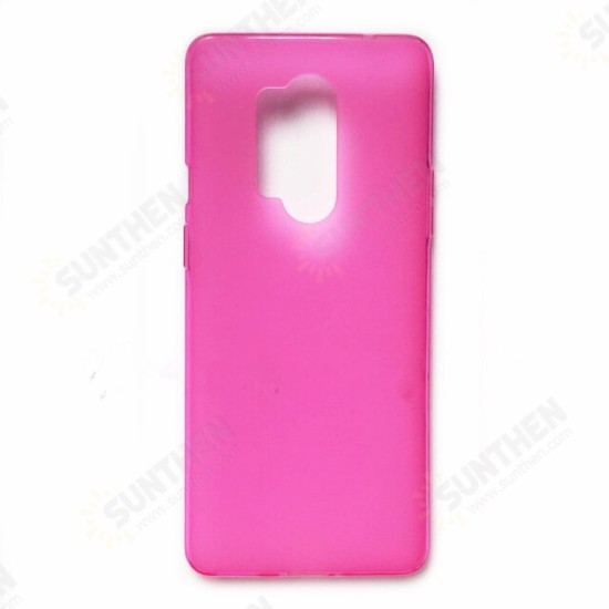 For OnePlus 8 Pro Pudding Series Shockproof Ultra-Thin Non-Yellow Anti-Fingerprint Soft TPU Protective Case