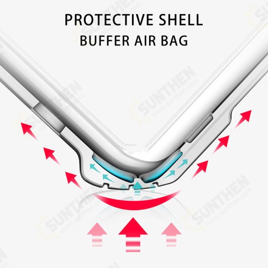 For OnePlus 8T Case with Bumpers Shockproof Anti-Fingerprint Transparent Acrylic Protective Case