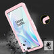 For OnePlus 9 Pro/ 8T/ 8/ 7/ 8 Pro/ 7T/ 7 Pro IP68 Waterproof Case Transparent Touch Screen PC + TPU Shockproof Dustproof Full Cover Protective Case