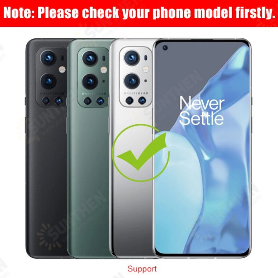 For OnePlus 9 Pro Case with Bracket Shockproof PC Protective Case Back Cover