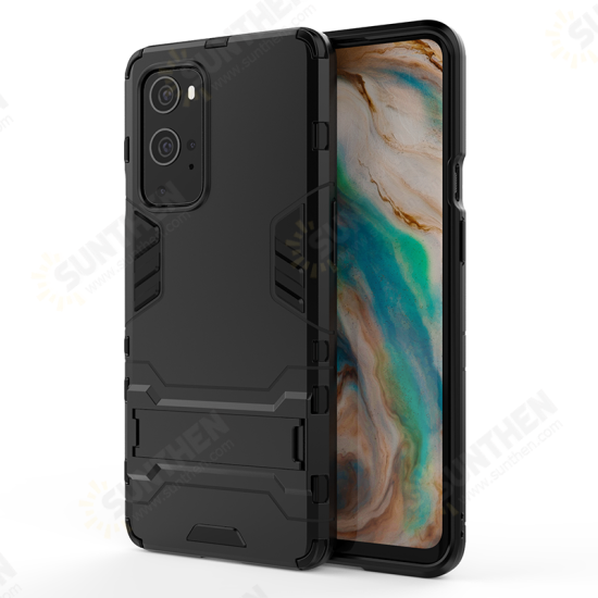 For OnePlus 9 Pro Case with Bracket Shockproof PC Protective Case Back Cover