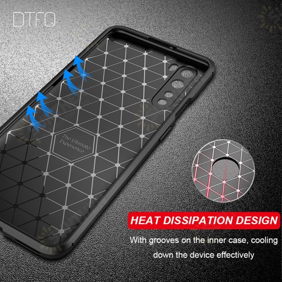 For OnePlus Nord Case Luxury Carbon Fiber Pattern with Lens Protector Shockproof Silicone Protective Case For OnePlus Nord Case Luxury Carbon Fiber Pattern with Lens Protector Shockproof Silicone Protective Case
