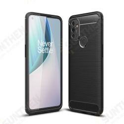 For OnePlus Nord N100 Case Carbon Fiber Texture Shockproof TPU Protective Case Back Cover For OnePlus Nord N100 Case Carbon Fiber Texture Shockproof TPU Protective Case Back Cover