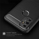 For OnePlus Nord N100 Case Carbon Fiber Texture Shockproof TPU Protective Case Back Cover