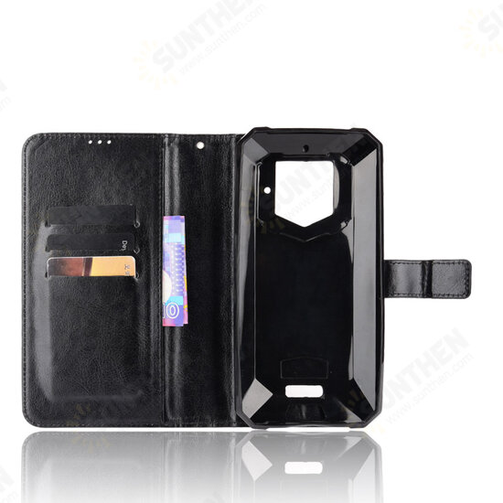 For WP15 Case Magnetic Flip with Multiple Card Slot Wallet Folding Stand PU Leather Shockproof Full Cover Protective Case