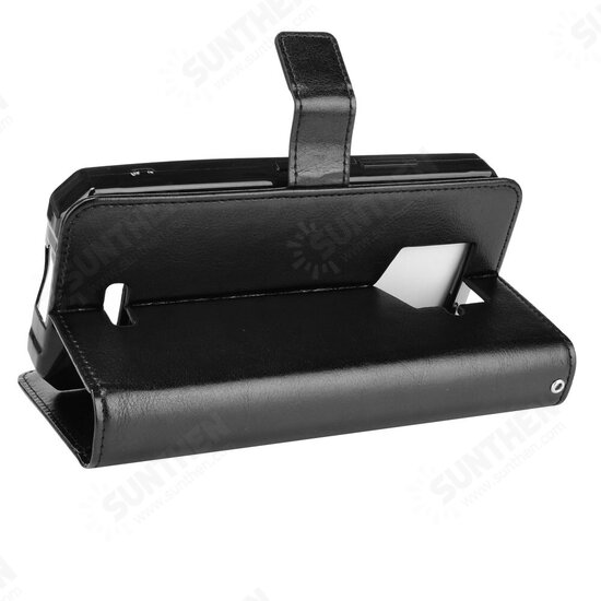 For WP15 Case Magnetic Flip with Multiple Card Slot Wallet Folding Stand PU Leather Shockproof Full Cover Protective Case
