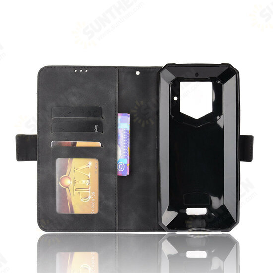 For WP15 Case Magnetic Flip with Multiple Card Slot Wallet Folding Stand PU Leather Shockproof Full Cover Protective Case