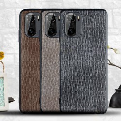 For POCO F3 Global Version Case Business Breathable Canvas Sweatproof Shockproof TPU Protective Case For POCO F3 Global Version Case Business Breathable Canvas Sweatproof Shockproof TPU Protective Case