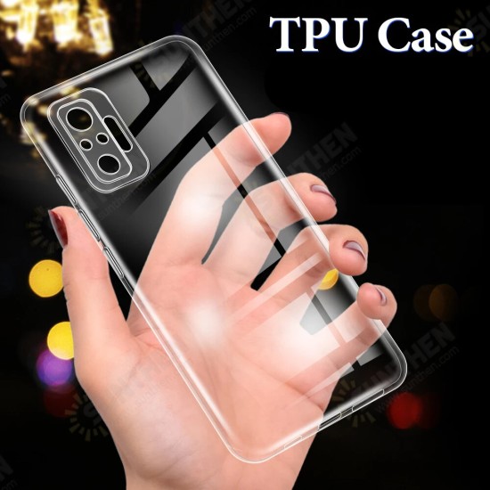 For POCO F3 Global Version Case Crystal Clear Transparent Ultra-Thin Non-Yellow Soft TPU Protective Case