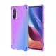 For POCO F3 Global Version Case Gradient Color with Four-Corner Airbag Shockproof Translucent Soft TPU Protective Case
