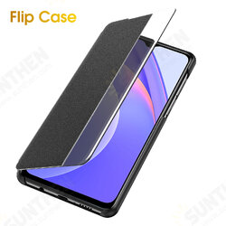 For POCO F3 Global Version Case Magnetic Foldable Flip Smart Sleep Window View Stand PU Leather Protective Case For POCO F3 Global Version Case Magnetic Foldable Flip Smart Sleep Window View Stand PU Leather Protective Case