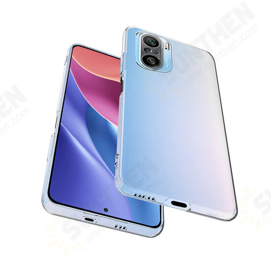 For POCO F3 Global Version Protective Case Crystal Transparent Shockproof Non-Yellow with Lens Protection Hard PC Back Cover For POCO F3 Global Version Protective Case Crystal Transparent Shockproof Non-Yellow with Lens Protection Hard PC Back Cover