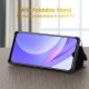 For POCO M3 Case Magnetic Foldable Flip Smart Sleep Window View Stand PU Leather Protective Case