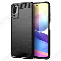 For POCO M3 Pro 5G NFC Global Version/ Xiaomi Redmi Note 10 5G Case Carbon Fiber Texture Shockproof TPU Protective Case Back Cover Non-Original For POCO M3 Pro 5G NFC Global Version/ Xiaomi Redmi Note 10 5G Case Carbon Fiber Texture Shockproof TPU Protective Case Back Cover Non-Original