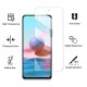 Global Version/ Xiaomi Redmi Note 10 5G Case Magnetic Flip Smart Sleep Window View Shockproof PU Leather Full Cover Protective Case + 9H Anti-Explosion Anti-Fingerprint Tempered Glass Screen Protector