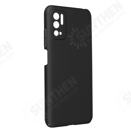 Global Version/ Xiaomi Redmi Note 10 5G Case Silky Smooth with Lens Protector Anti-Fingerprint Shockproof Hard PC Protective Case Back Cover