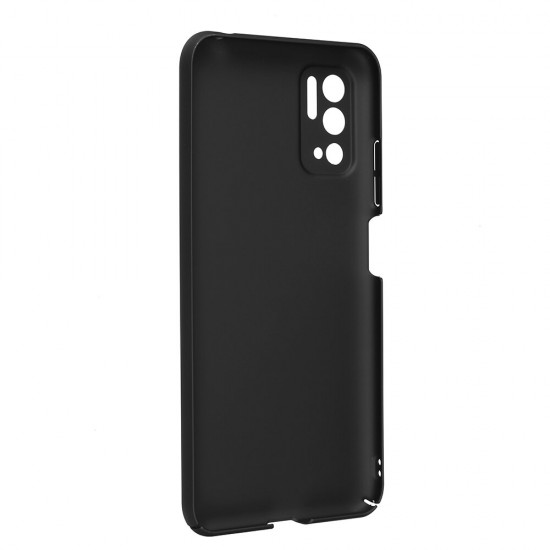 Global Version/ Xiaomi Redmi Note 10 5G Case Silky Smooth with Lens Protector Anti-Fingerprint Shockproof Hard PC Protective Case Back Cover