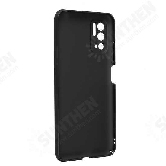 Global Version/ Xiaomi Redmi Note 10 5G Case Silky Smooth with Lens Protector Anti-Fingerprint Shockproof Hard PC Protective Case Back Cover