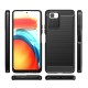For POCO X3 GT Case Carbon Fiber Texture Shockproof TPU Protective Case Back Cover