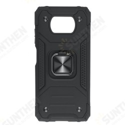 For POCO X3 NFC Case Magnetic with Ring Holder Stand Shockproof PC + TPU Protective Case Back Cover For POCO X3 NFC Case Magnetic with Ring Holder Stand Shockproof PC + TPU Protective Case Back Cover