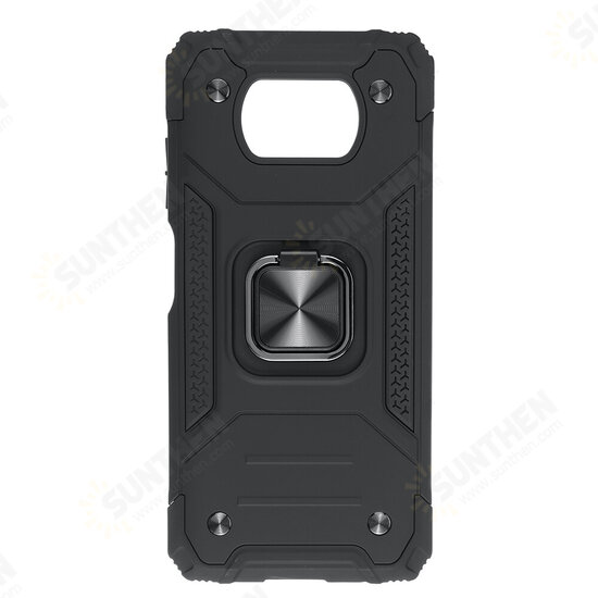 For POCO X3 NFC Case Magnetic with Ring Holder Stand Shockproof PC + TPU Protective Case Back Cover For POCO X3 NFC Case Magnetic with Ring Holder Stand Shockproof PC + TPU Protective Case Back Cover