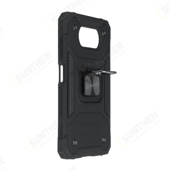 For POCO X3 NFC Case Magnetic with Ring Holder Stand Shockproof PC + TPU Protective Case Back Cover For POCO X3 NFC Case Magnetic with Ring Holder Stand Shockproof PC + TPU Protective Case Back Cover