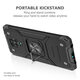 For POCO X3 NFC Case Magnetic with Ring Holder Stand Shockproof PC + TPU Protective Case Back Cover