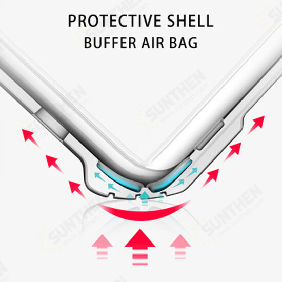 For POCO X3 NFC Case with Bumpers Shockproof Anti-Fingerprint Transparent Acrylic Protective Case