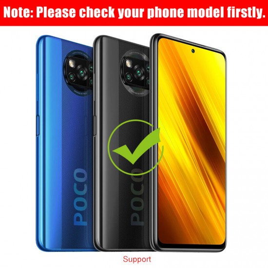 For POCO X3 NFC/ POCO X3 PRO Case Magnetic with Ring Holder Stand Shockproof PC + TPU Protective Case Back Cover