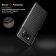 For POCO X3 PRO / POCO X3 NFC Accessories Carbon Fiber Pattern with Lens Protector Protective Case + Anti-Explosion Tempered Glass Screen Protector Non-Original