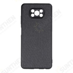 For POCO X3 PRO / POCO X3 NFC Case Business Breathable with Lens Protect Canvas Sweatproof Shockproof TPU Protective Case For POCO X3 PRO / POCO X3 NFC Case Business Breathable with Lens Protect Canvas Sweatproof Shockproof TPU Protective Case