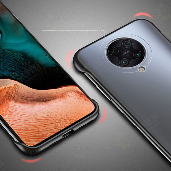 For POCO X3 PRO / POCO X3 NFC Case Frameless Ultra-Thin Translucent Matte with Finger Ring Hard PC Protective Case Back Cover For POCO X3 PRO / POCO X3 NFC Case Frameless Ultra-Thin Translucent Matte with Finger Ring Hard PC Protective Case Back Cover
