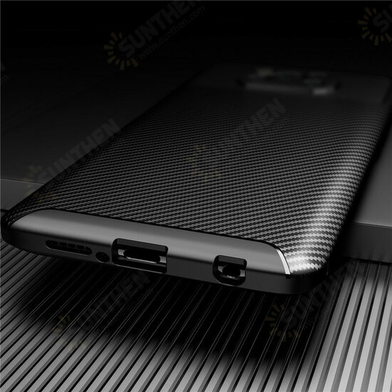 For POCO X3 PRO / POCO X3 NFC Case Luxury Carbon Fiber Pattern with Lens Protector Shockproof Silicone Protective Case Non-original For POCO X3 PRO / POCO X3 NFC Case Luxury Carbon Fiber Pattern with Lens Protector Shockproof Silicone Protective Case Non-original