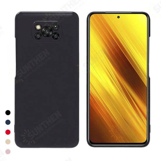 For POCO X3 PRO / POCO X3 NFC Case Silky Smooth with Lens Protector Anti-Fingerprint Shockproof Hard PC Protective Case Non-original