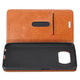 For POCO X3 PRO / POCO X3 NFC Case Wooden Texture Flip with Card Slot Stand PU Leather Full Body Protective Case Non-original